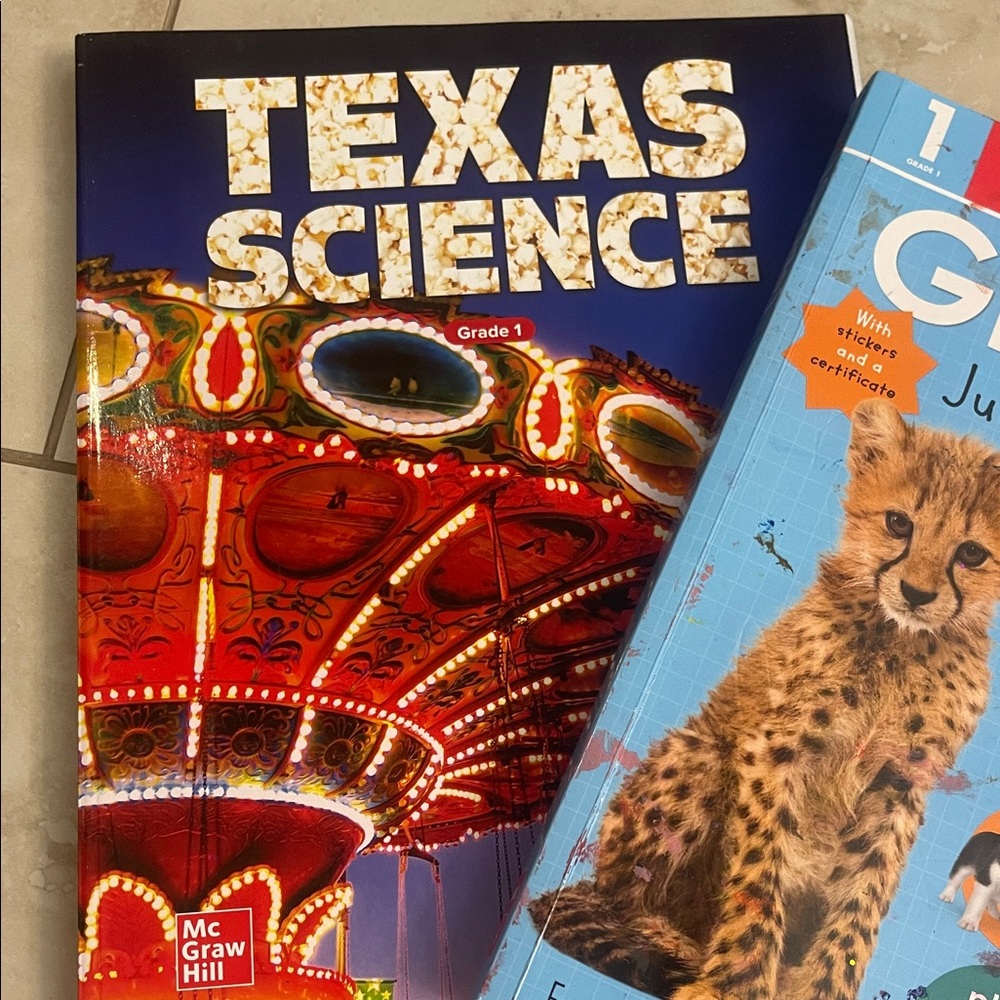 Scholastic Grade 1 Jumbo Workbook - Blue and Orange